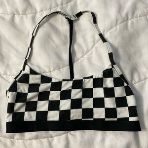 MeUndies Checkered T-back Bralette